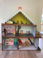 Groot poppenhuis (voor barbies), Poppenhuis, Gebruikt, Ophalen