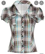 Geruite western blouse slimfit maat S, Kleding | Dames, Ophalen of Verzenden, Nieuw, Maat 36 (S), Overige kleuren