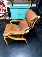 Vintage Deense Relax Stoel - Design Klassieker, Huis en Inrichting, Fauteuils, Ophalen of Verzenden