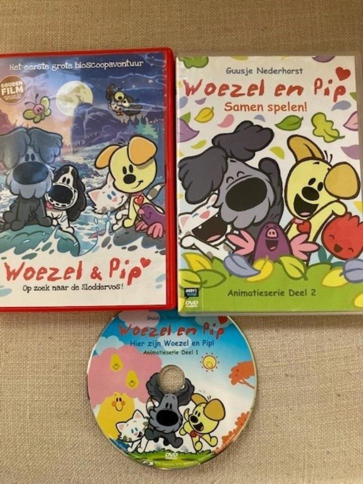 DVD's Woezel & Pip Diversen, Cd's en Dvd's, Dvd's | Tekenfilms en Animatie, Gebruikt, Europees, Tekenfilm, Alle leeftijden, Ophalen of Verzenden