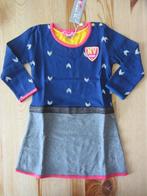 Nieuw blauw/grijs jurkje Ninni Vi maat 92, Kinderen en Baby's, Kinderkleding | Maat 92, Ophalen of Verzenden, Nieuw, Meisje, Jurk of Rok