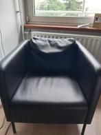 Ikea fauteuil Ekerö, Huis en Inrichting, Gebruikt, Leer, Ophalen