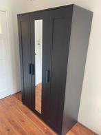 Ikea Brimnes kledingkast zwart, Huis en Inrichting, Kasten | Kledingkasten, Ophalen, 100 tot 150 cm, Met hangruimte, Zo goed als nieuw