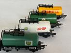 4X Fleischmann 5401 H0 Ketelwagen ''Shell'' van de DB, Hobby en Vrije tijd, Modeltreinen | H0, Gebruikt, Gelijkstroom, Fleischmann