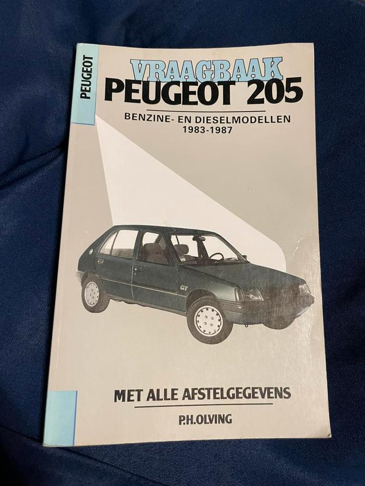 vraagbaak Peugeot 205 benzine & dieselmodellen 83/87 Olving, Auto diversen, Handleidingen en Instructieboekjes, Ophalen of Verzenden
