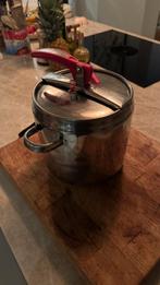 Snelkookpan 4 liter, Zo goed als nieuw, Rvs, Keramische plaat, Ophalen