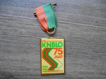 Medaille KNBLO 75 jaar 1908 -1983 beschikbaar voor biedingen
