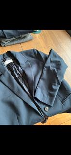 Broekpak Mango maat .. (volgt nog) donkerblauw, Ophalen of Verzenden, Gedragen, Maat 38/40 (M), Blauw