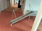 Teak loopplank opvoupwbaar met wieltjes en potdelsel pot, Watersport en Boten, Ophalen, Gebruikt, Zeilboot of Motorboot