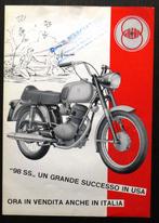 Italiaanse folder Gilera 98 SS / periode 1955-62 / kleur, Motoren, Handleidingen en Instructieboekjes, Overige merken