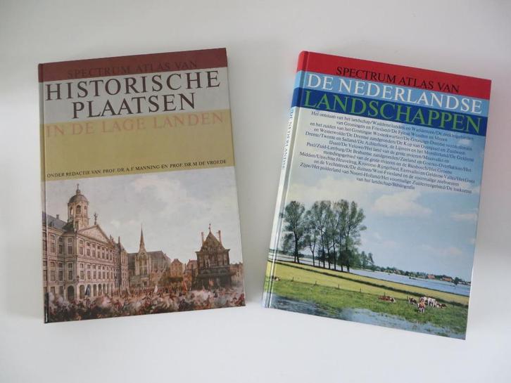 Nederlandse landschappen, Historische plaatsen lage landen, Boeken, Geschiedenis | Vaderland, Zo goed als nieuw, 20e eeuw of later