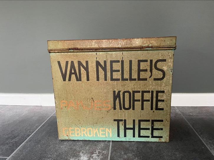 Winkelblik / gruttersblik Van Nelle, Verzamelen, Blikken, Zo goed als nieuw, Koffie, Van Nelle, Ophalen