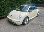 Volkswagen Beetle (Kever) 2.0 Cabriolet 85KW AUT 2004 Wit, Auto's, 65 €/maand, 4 cilinders, 4 stoelen, Beige