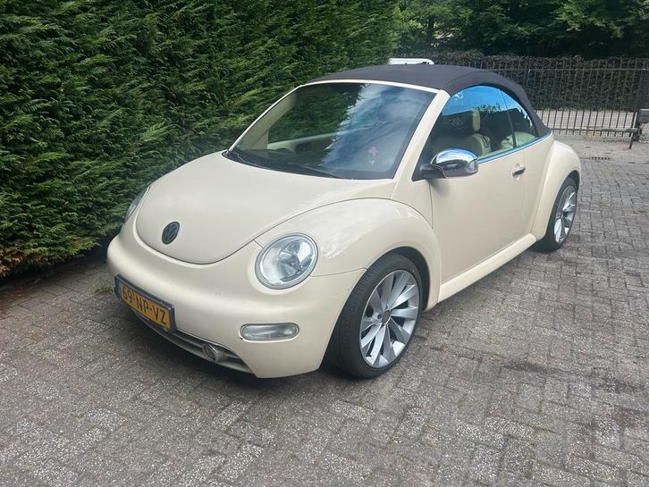 Volkswagen Beetle (Kever) 2.0 Cabriolet 85KW AUT 2004 Wit, Auto's, Volkswagen, Particulier, Beetle (Kever), ABS, Airconditioning