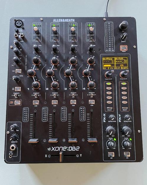 Nette Allen & Heath Xone DB 2 DJ-mixer + decksaver z.g.a.n., Muziek en Instrumenten, Mengpanelen, Zo goed als nieuw, Minder dan 5 kanalen