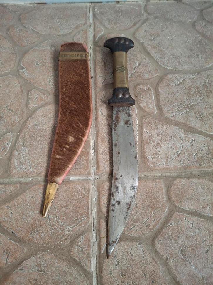 Antieke dolk met schede, Antiek en Kunst, Antiek | Gereedschap en Instrumenten, Ophalen of Verzenden