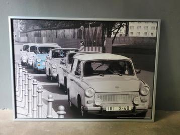 Canvasdoek/Schilderij oude auto's beschikbaar voor biedingen