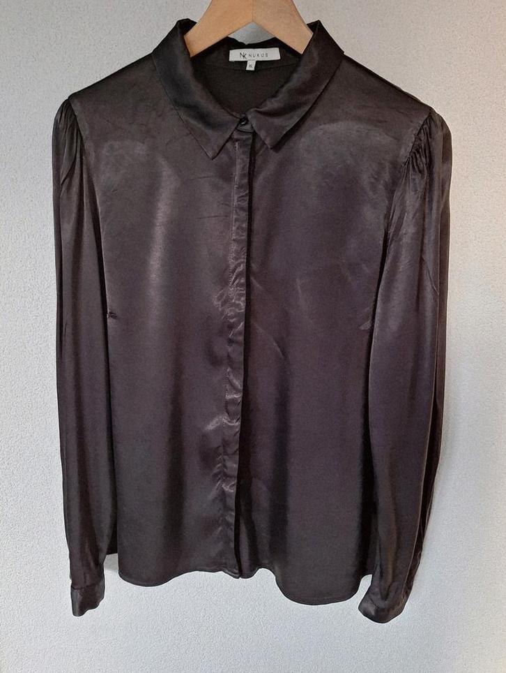 Nukus blouse top tshirt longsleeve overhemd mode kleding, Kleding | Dames, Blouses en Tunieken, Zo goed als nieuw, Maat 46/48 (XL) of groter