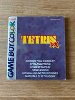 Tetris DX Game Boy Color Handleiding, Spelcomputers en Games, Games | Nintendo Game Boy, Puzzel en Educatief, Gebruikt, 1 speler