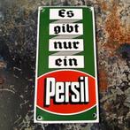 Duits Emaille Schild PERSIL Wasmiddel Reclamebord Vintage, Verzenden, Gebruikt, Reclamebord