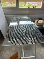 Glazen tafelblad van ikea - buroblad, 100 tot 150 cm, Minder dan 50 cm, Rechthoekig, 50 tot 100 cm