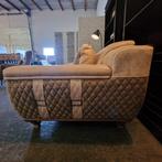 Chesterfield Dareton 3-zits + 2 fauteuils - Beige // NIEUW!, Ophalen, 250 tot 300 cm, 75 tot 100 cm, Rechte bank
