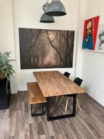 Eettafel met of zonder bankje en stoelen kwantum, Huis en Inrichting, Ophalen