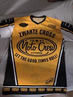 Zwarte Cross shirt, maat L, Ophalen of Verzenden, Zo goed als nieuw, Maat 52/54 (L), Geel
