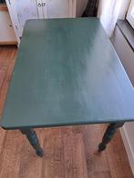 Eettafel bureau hout donkergroen 69x110cm hoogte 76,7cm, Ophalen, Gebruikt, 100 tot 150 cm, 50 tot 100 cm