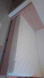 Roze kinder boxspring, Huis en Inrichting, Slaapkamer | Boxsprings, Ophalen, Zo goed als nieuw, Twijfelaar, 120 cm