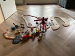 Hele leuke houten treinbaan met toebehoren, Kinderen en Baby's, Speelgoed | Houten speelgoed, Ophalen, Gebruikt