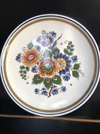 Wandbord Delft polychroom, Ophalen of Verzenden