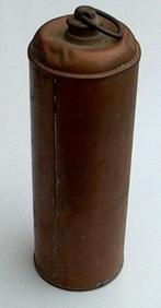 antiek : koperen kruik ( 22,5 cm hoog inclusief de dop ), Antiek en Kunst, Antiek | Koper en Brons, Ophalen, Koper