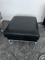 Poef/ hocker, Ophalen, Zo goed als nieuw, Vierkant, Leer