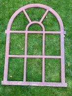 Gietijzeren stalraam bruin-rood, Doe-het-zelf en Verbouw, Glas en Ramen, Ophalen, Gebruikt, Minder dan 80 cm, 80 tot 120 cm