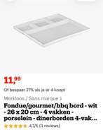 Fondueborden, Ophalen of Verzenden, Glas, Overige stijlen