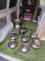 alle gassoorten Pannenset Spring Goldstar GL, Huis en Inrichting, Ophalen of Verzenden, Zo goed als nieuw, Rvs, Pannenset