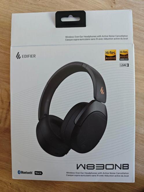 Edifier W830NB noise cancelling, Audio, Tv en Foto, Koptelefoons, Zo goed als nieuw, Over oor (circumaural), Overige merken, Bluetooth