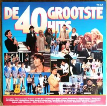DE 40 GROOTSTE HITS – verzamelalbum – dubbel LP – Vinyl beschikbaar voor biedingen
