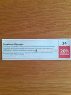 SAUNA SANADOME NIJMEGEN 20% KORT PER PERS MAX 4 PERSONEN!, Drie personen of meer, Kortingsbon, Spa of Sauna