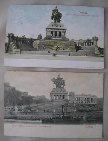 3 x Coblenz Kaiser Wilhelm Denkmal beschikbaar voor biedingen