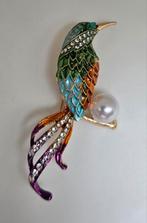 Nieuwe Vogel Broche, Met strass, Overige materialen, Overige kleuren, Nieuw