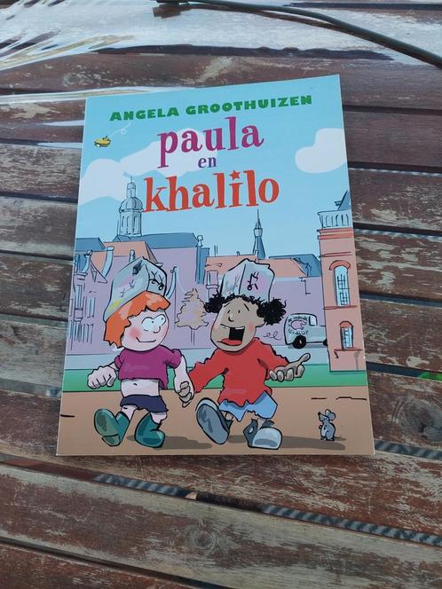 Paula en Khalil - Angela Groothuizen, Boeken, Kinderboeken | Jeugd | onder 10 jaar, Gelezen, Fictie algemeen, Ophalen of Verzenden