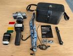 Minolta srt101 inclusief flitser en extra toebehoren, Ophalen of Verzenden, Spiegelreflex, Minolta