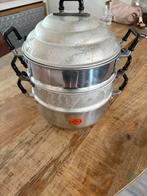 Aluminium Stoompan - 3 Laags, Huis en Inrichting, Keuken | Potten en Pannen, Ophalen of Verzenden, Gebruikt, Aluminium, Overige typen