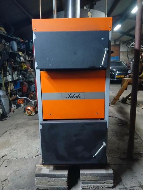 Irleh houtvergasser te koop, Huis en Inrichting, Kachels, Gebruikt, Vrijstaand, Houtkachel, Hout, Ophalen