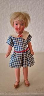 Antiek Porseleinen Poppenhuis Popje - 10 cm, Verzamelen, Poppen, Ophalen of Verzenden, Gebruikt, Pop