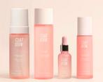 Clay & Glow Reinigingsset - Zo goed als nieuw!, Gehele gezicht, Ophalen of Verzenden, Zo goed als nieuw, Roze