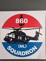 Squadron 860 marine NL sticker, Verzenden, Zo goed als nieuw, Overige typen