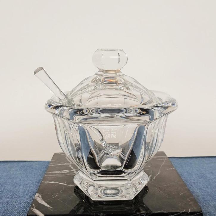 Jampot Kristal Baccarat France Harcourt Missouri, Antiek en Kunst, Antiek | Glas en Kristal, Ophalen of Verzenden